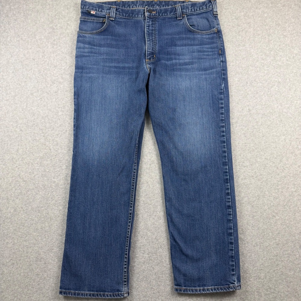 Carhartt FR Jeans Mens 40 x 30 Blue Flame Resistant Straight Leg 105069-MDO